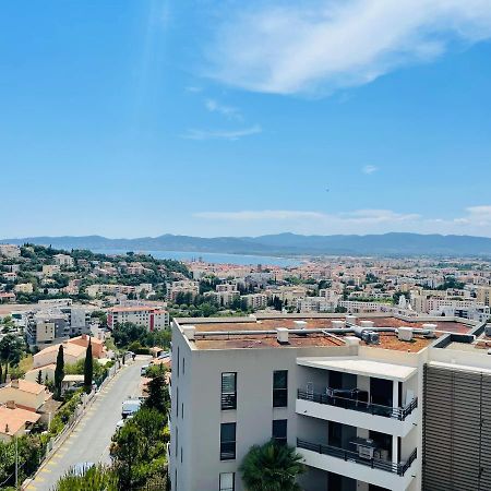 Tres Bel Appartement -Residence Avec Piscine Sur Le Toit Et Vue Panoramique Saint-Raphaël المظهر الخارجي الصورة